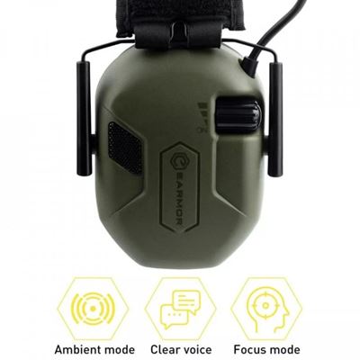 Cuffie elettroniche M300A VERDI EARMOR M300A-FG 2