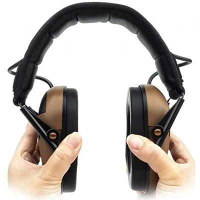 Cuffie elettroniche M300T con BlueTooth COYOTE BROWN EARMOR M300T-CB 7