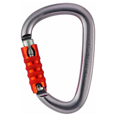 Moschettone WILLIAM con chiusura di sicurezza TRIACT-LOCK GRIGIO