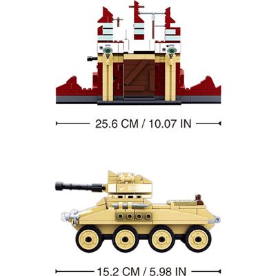 Kit di costruzione BITVA O STALINGRAD Sluban M38-B0696 5