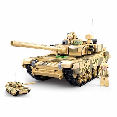 Kit di costruzione CARRO ARMATO DA COMBATTIMENTO PRINCIPALE Sluban M38-B0790 2