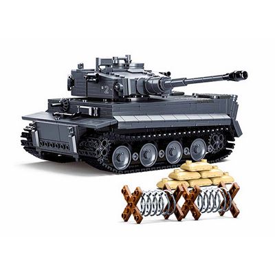 Kit carro armato pesante radiocomandato PANZERKAMPFWAGEN VI TIGER Sluban M38-B0851 5