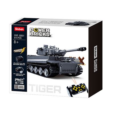 Kit carro armato pesante radiocomandato PANZERKAMPFWAGEN VI TIGER Sluban M38-B0851 2