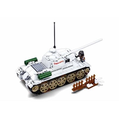 Kit di montaggio CARRO ARMATO MEDIO T-34/85 BIANCO Sluban M38-B0978 5