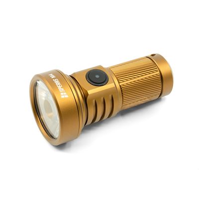 Torcia M4 MINI ricaricabile, multifunzionale, 1320 lumen, 652 metri, IP68 SABBIA