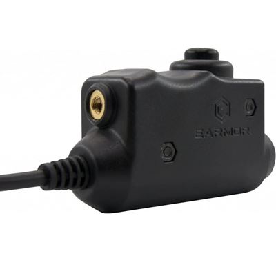 Interruttore PTT M51 - Kenwood 2 pin EARMOR M51-KEN 3