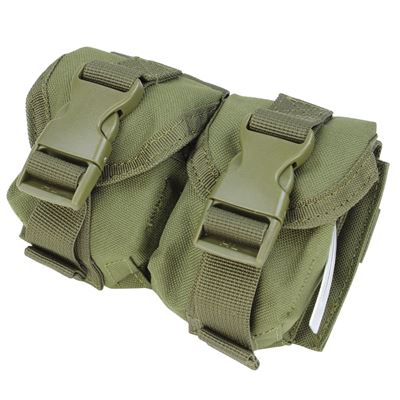 Tasca MOLLE per due granate VERDE