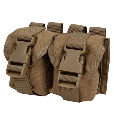 Marsupio MOLLE per due granate COYOTE BROWN