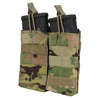 Marsupio MOLLE doppio per caricatori 2xM4 aperto MULTICAM®