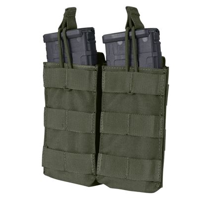 Borsa MOLLE doppia per caricatori 2xM4 aperta RANGER GREEN