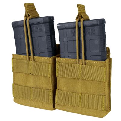 Borsa MOLLE per caricatori 2xM14 aperta COYOTE BROWN