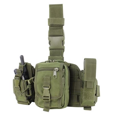 Pannello MOLLE con tasche VERDE