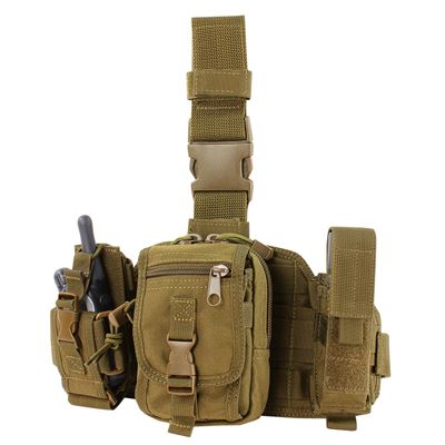 Pannello MOLLE con tasche COYOTE BROWN