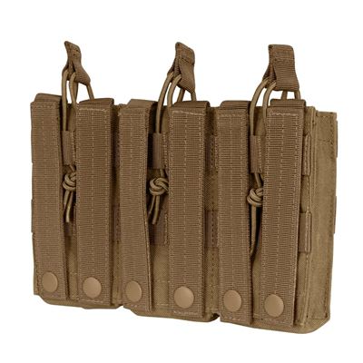 Borsa MOLLE tripla per munizioni. 3xM4 aperta COYOTE CONDOR OUTDOOR MA27-498 3