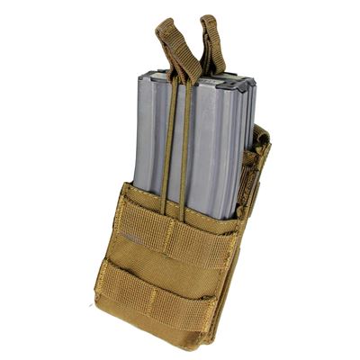 Borsa MOLLE per caricatori 2xM16 aperta COYOTE BROWN