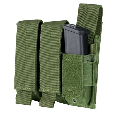 Marsupio MOLLE triplo per caricatori M9 VERDE CONDOR OUTDOOR MA52-001 2