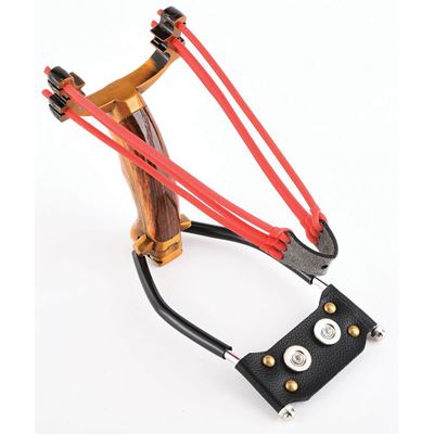 Fionda BALLISTA 18 impugnatura LEGNO  MGSLNG18 5