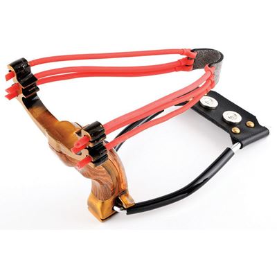 Fionda BALLISTA 18 impugnatura LEGNO  MGSLNG18 2