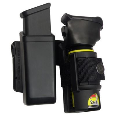 Custodia girevole per caricatore 9 mm Luger e spray difensivo SH-04