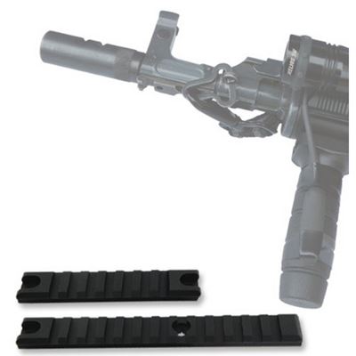 RAIL PICATINNY WEAWER set di 2 pezzi /155 mm e 98 mm/