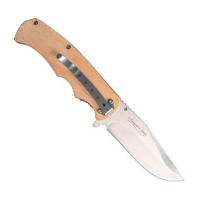 Coltello pieghevole MILITARY RANGE con manico in legno MILITARY RANGE MR-18256 4