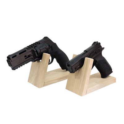 Supporto per pistola o revolver IN LEGNO MILITARY RANGE MR161718 4