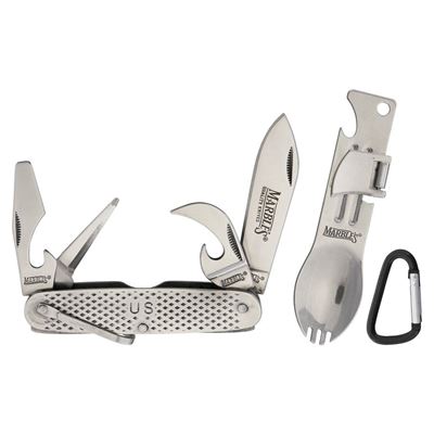 Coltello pieghevole multifunzione americano con posate CAMP COMBO