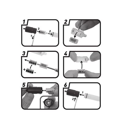 Barretta LED VERDE NiteIze MGS-28-R6 4