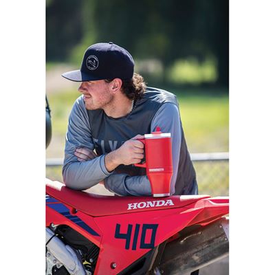 Tazza termica con cannuccia 1,2 l ROSSA  MS40ASC-200 2