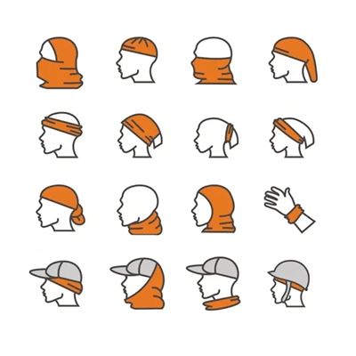 Scaldacollo imbottito POLAR PrimaLoft® CAMO MECHANIX WEAR® MSK-GTRP-78E 2