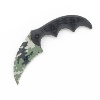 Coltello KARAMBIT lama seghettata DIGITAL