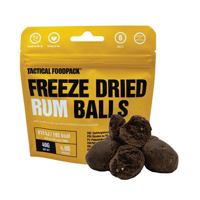 Cibo disidratato palline al rum