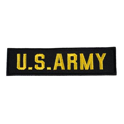 Toppa US ARMY - NERA con filo giallo