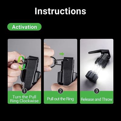 Granata tattica da addestramento flash 11000 lumen - 130 decibel NEXTORCH ND30B 3