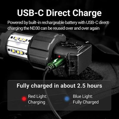 Granata tattica da addestramento flash 11000 lumen - 130 decibel NEXTORCH ND30B 7