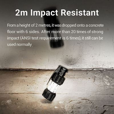 Granata tattica da addestramento flash 11000 lumen - 130 decibel NEXTORCH ND30B 5