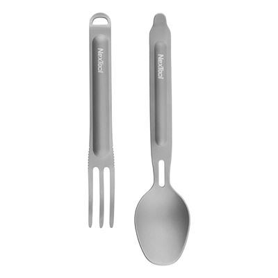 Posate in titanio NEX 2 pezzi con custodia NexTool NE20132 11