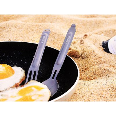 Posate in titanio NEX 2 pezzi con custodia NexTool NE20132 7