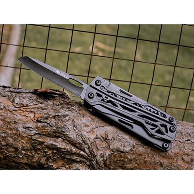 Pinze multifunzione BLACK KNIGHT con set di punte NERE NexTool NE20151 9