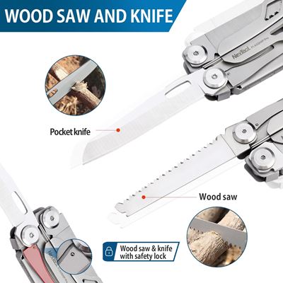 Pinze multifunzione FLAGSHIP PRO MULTI TOOL ARGENTO NexTool NE20203 5