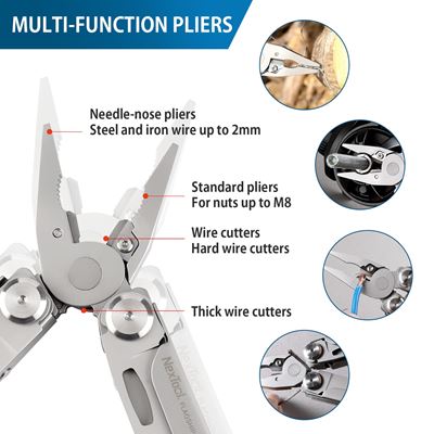 Pinze multifunzione FLAGSHIP PRO MULTI TOOL ARGENTO NexTool NE20203 4