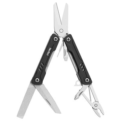 Strumento multifunzionale MINI SAILOR con forbici NERO