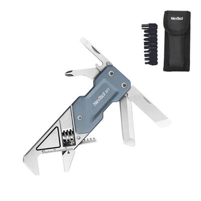 Utensile multifunzione W1 con chiave inglese e set di punte BLU