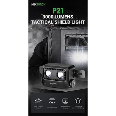 Luce frontale P21 3000 lumen NEXTORCH NXP21 7