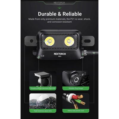 Luce frontale P21 3000 lumen NEXTORCH NXP21 6