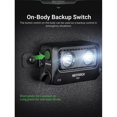 Luce frontale P21 3000 lumen NEXTORCH NXP21 5