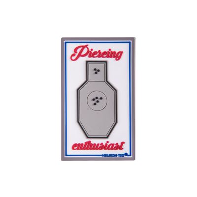 Toppa PIERCING ENTHUSIAST velcro plastica