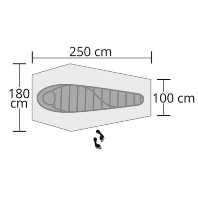 Tenda per 1 persona Hyggelig VERDE Origin Outdoors 310871 4