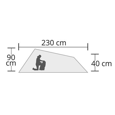 Tenda per 1 persona Hyggelig VERDE Origin Outdoors 310871 3