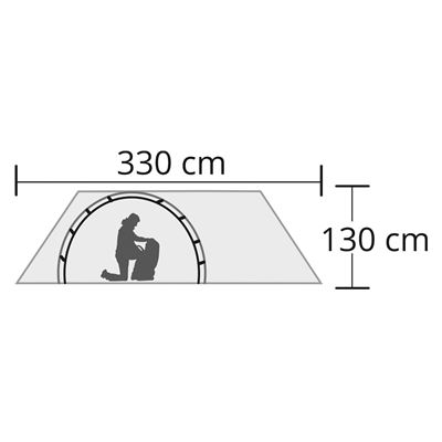 Tenda per 3 persone Hyggelig VERDE Origin Outdoors 310873 9